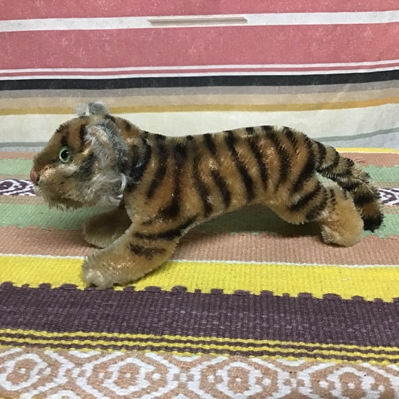 Vintage stieff small tiger stuffed animal - Picture 2 of 6